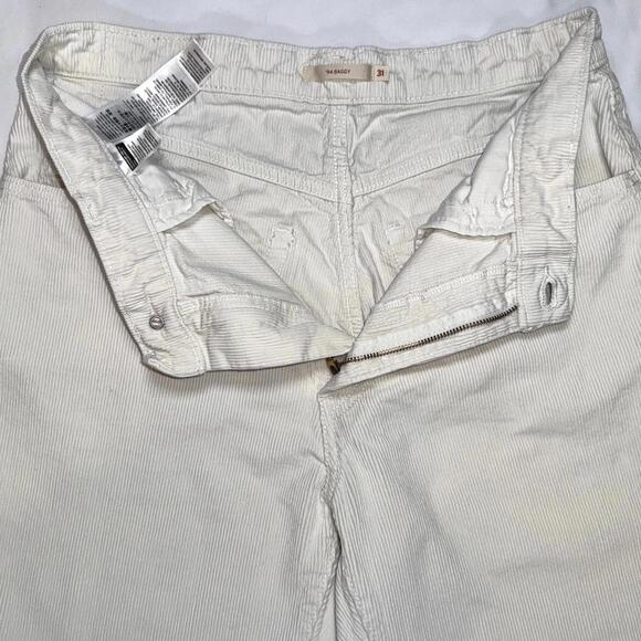 Levi’s ‘94 Cream Baggy Corduroy Pants - 31/31 - Picture 4 of 7